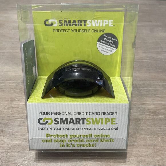 Credit Card Personnel Smart Swipe Reader Open‎ Box UNTESTED - Picture 1 of 8